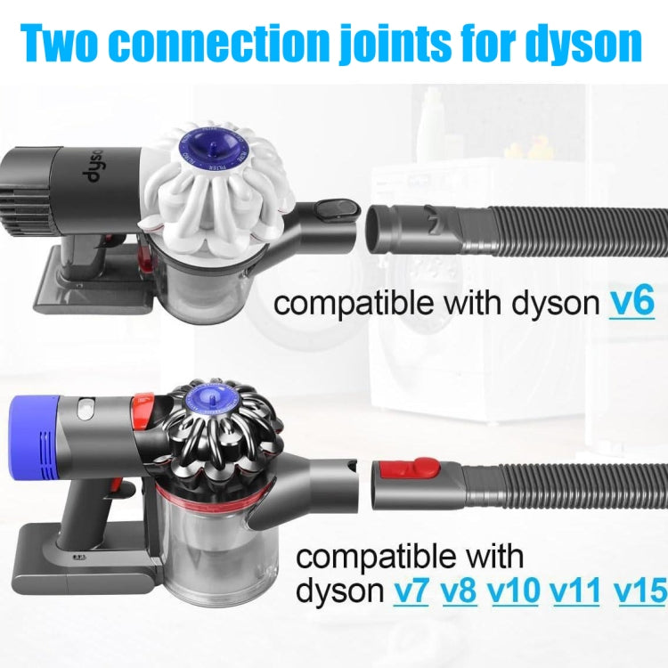 For Dyson V7 / V8 / V10 / V11 / V15 / G5 Cordless Vacuum Dryer Vent Cleaner Kit Hose Attachment Gray by bashfashion