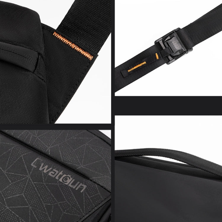 Cwatcun D133 Camera Chest Bag Multi-functional Handheld Slanting Cross Shoulder Camera Casual Bag, Color: Large Black by Cwatcun