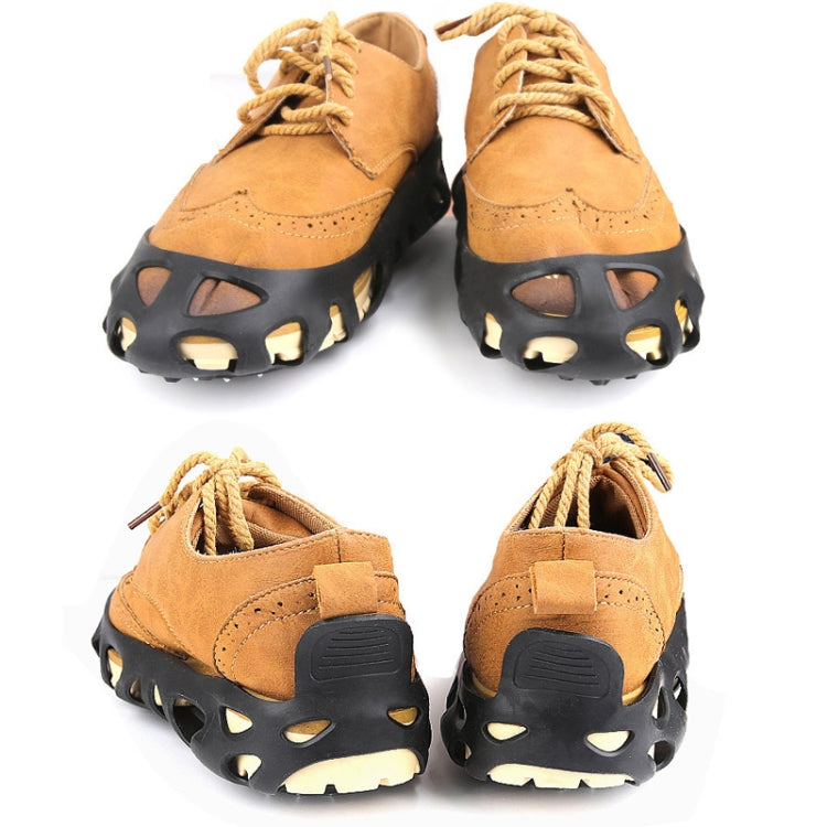 30 Point Cleats Crampons Spikes for Walking, Jogging, Hiking, Mountaineering Ice Snow Grips, Size: L(Black) by bashfashion