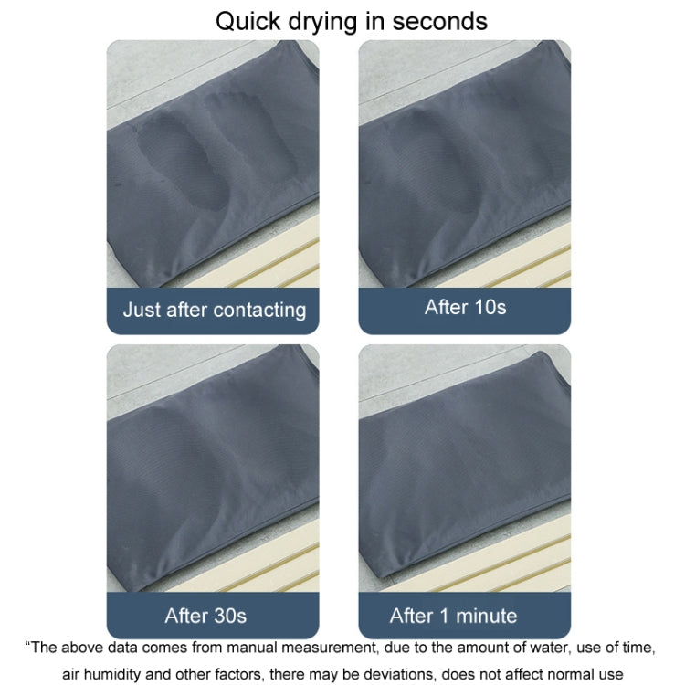 Diatomaceous Earth Water-absorbing Quick-drying Floor Mat Bathroom Non-slip Diatom Mud Soft Mat, Size: 60x40cm(Light Gray) by bashfashion