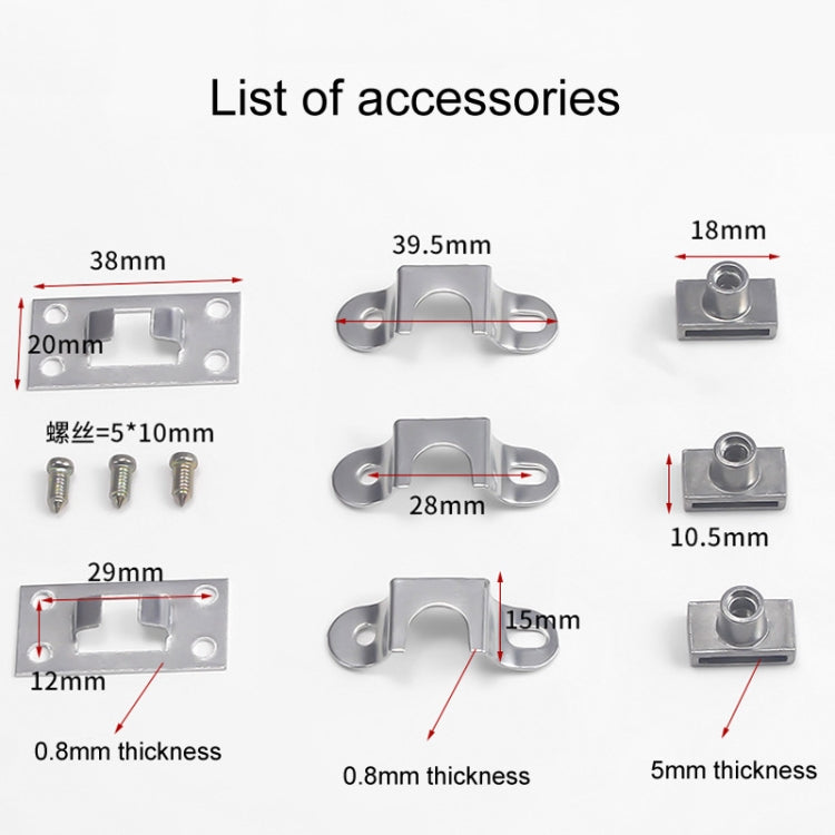 Home Office Desk Drawer Triple Connect File Cabinet Lock, Style: Side Black by bashfashion