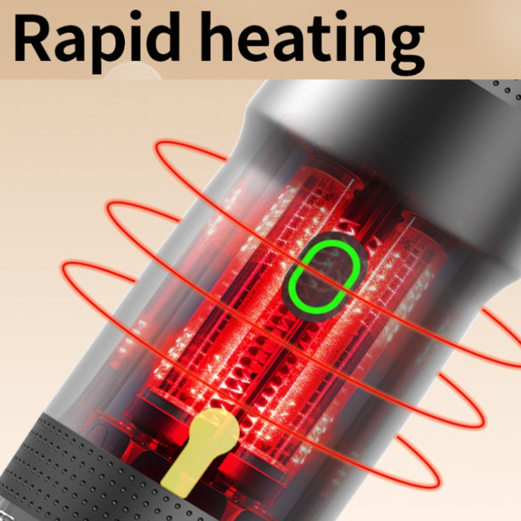 12V 3 In 1 Car Self-heating Coffee Machine Compatible With Large / Small Capsules and Ground Coffee, EU Plug(Black) by bashfashion