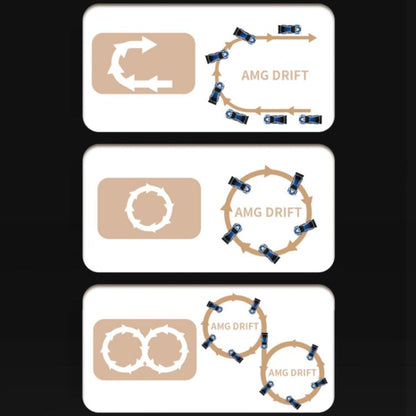 1:43 Full Scale Mini 4WD Drifting Charging Remote Control Car, Color: 4302G Blue M3 With Gyroscope by bashfashion