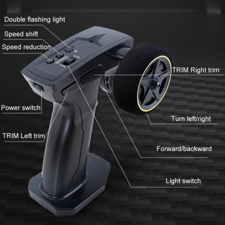 1:43 Full Scale Mini 4WD Drifting Charging Remote Control Car, Color: 4304G Silver GTR With Gyroscope by bashfashion