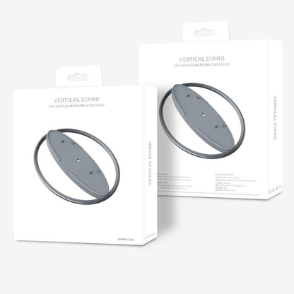 For PS5 / PS5 Slim / PS5 Pro Game Console Desktop Vertical Stand Non-Slip Base(Black) by bashfashion