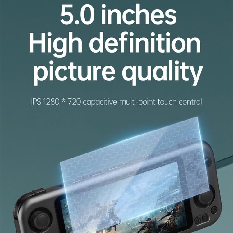 CB408 4.7-inch Touch Screen Handheld Game Console Supports WiFi Android 11 +Linux System 64G(Gray) by bashfashion