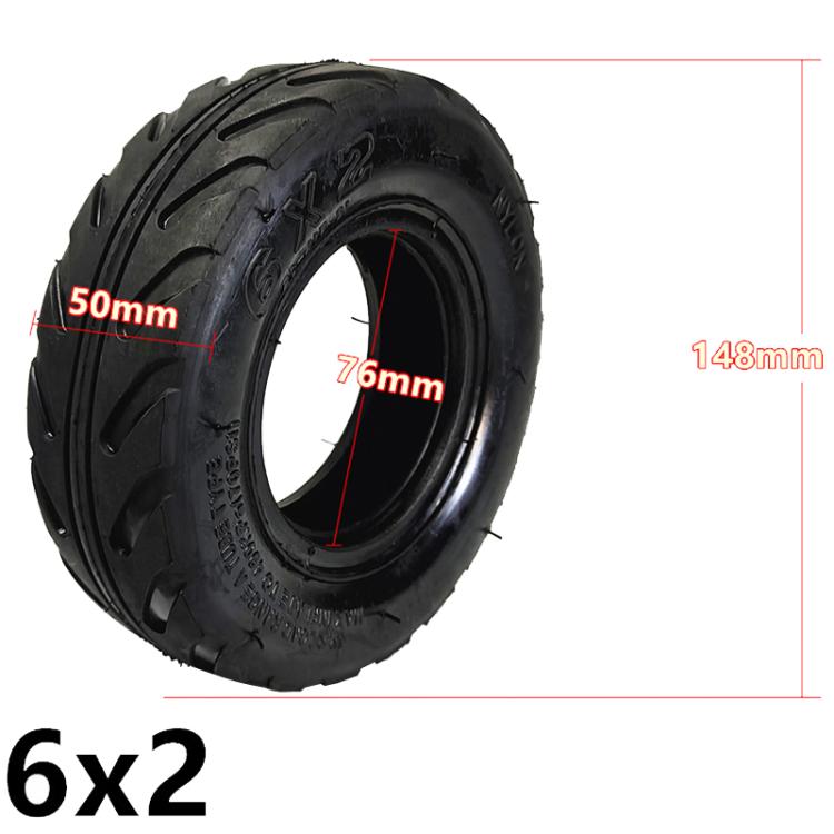 6 x 2 Thickened 6 inch Electrical Scooter Tire Accessories, Style: Inner And Outer Tire by bashfashion